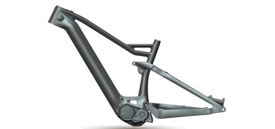 Hongfu Full carbon E-FS MTB 29er Electric Mountain bike frame