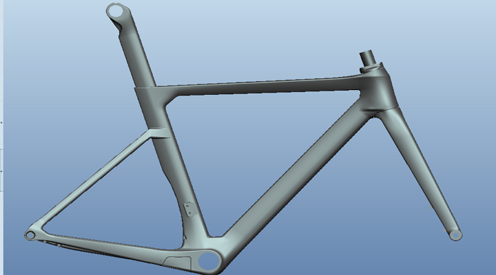 HF-FM169-F Full internal cabel routing disc brake road frame