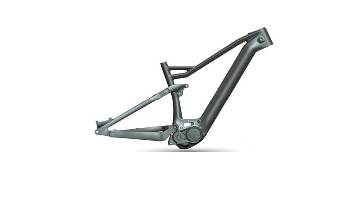Hongfu Full carbon E-FS MTB 29er Electric Mountain bike frame